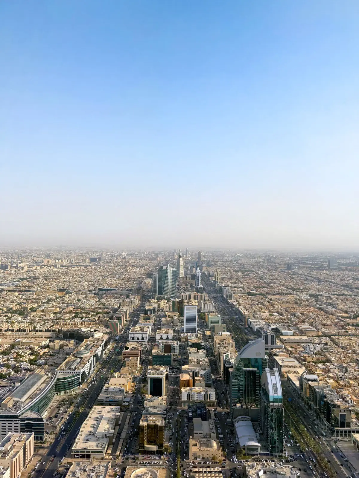 Aerial view of Riyadh